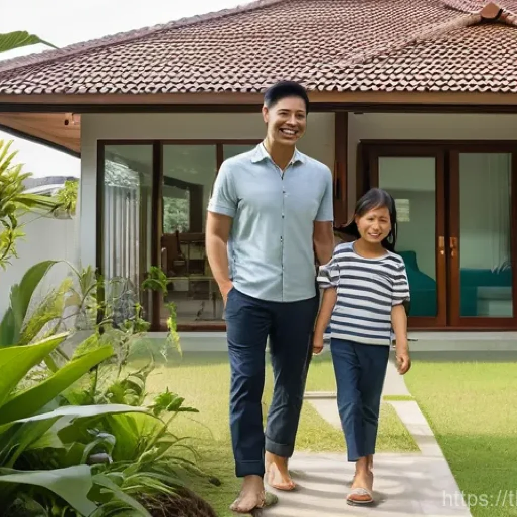 건축산업기사와 재난 대비 설계 사례 - **A Safe Haven: Modern Thai Family Home Designed for Resilience**
A bright, inviting exterior sh...
