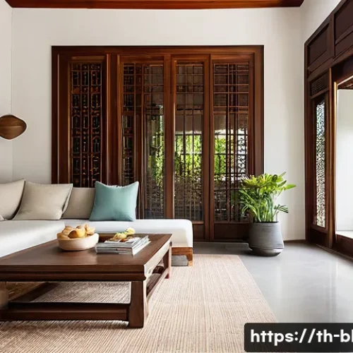 Home 33 건축산업기사와 건축물 리노베이션 사례 - "A charming, traditional Thai house interior that has been thoughtfully renovated to blend historica...